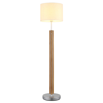 Stojací lampa TAUGUS bílá/přírodní 5
