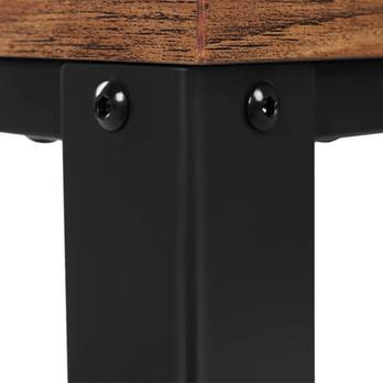 Servírovací stolek  TAVIRA černá/hnědá 4