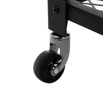 Servírovací stolek  TAVIRA černá/hnědá 5