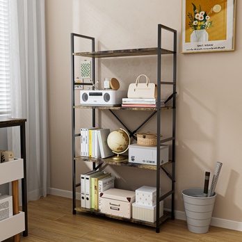 Regál TAYLER 6 staré dřevo/černá 1