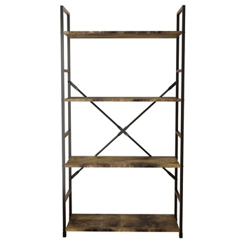 Regál TAYLER 6 staré dřevo/černá 2