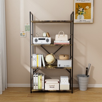 Regál TAYLER 6 staré dřevo/černá 3