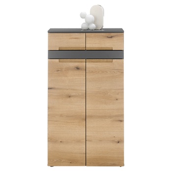 Komoda  TAYLOR 1 dub evoke/antracitová 3