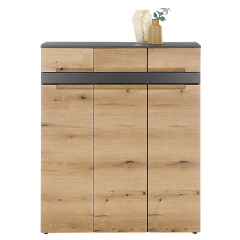 Komoda  TAYLOR 2 dub evoke/antracitová 3