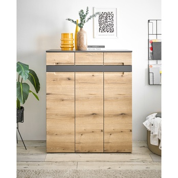 Komoda  TAYLOR 2 dub evoke/antracitová 5