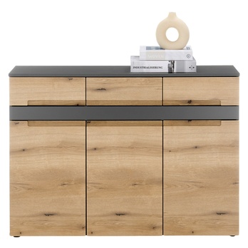 Komoda  TAYLOR 3 dub evoke/antracitová 3