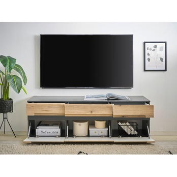 TV komoda TAYLOR dub evoke/antracitová 6