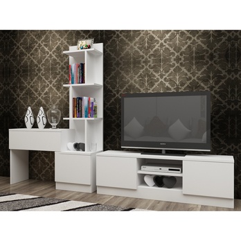 Obývací stěna TEAM bílá 3