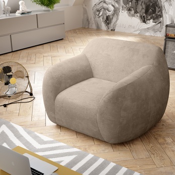 Křeslo TEDDY béžová 2