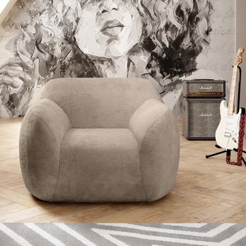 Křeslo TEDDY béžová 3