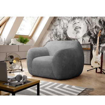 Křeslo TEDDY šedá 1