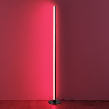 Stojací LED RGB lampa TENDO černý kov 5