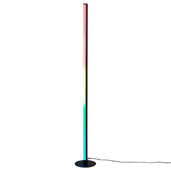 Stojací LED RGB lampa TENDO černý kov 1