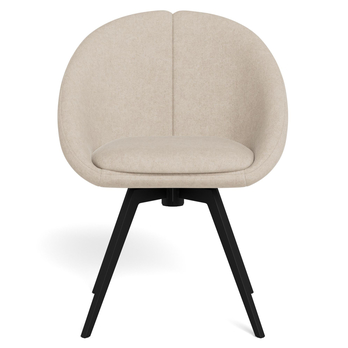 Jídelní židle TENNA písková/matná černá 2