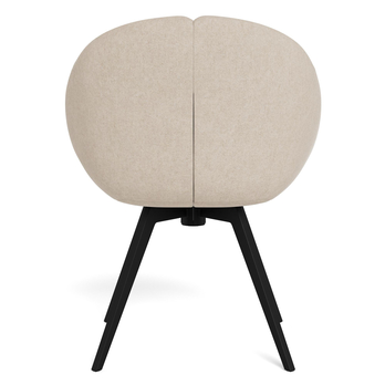 Jídelní židle TENNA písková/matná černá 3