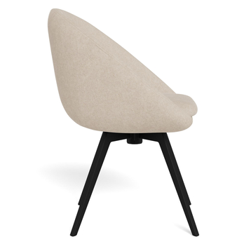 Jídelní židle TENNA písková/matná černá 5