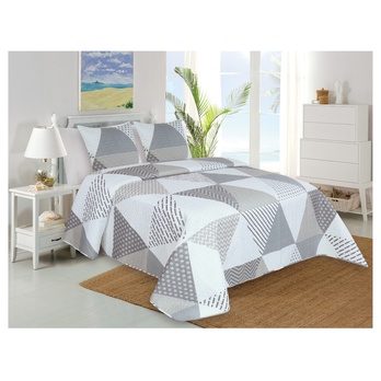 Přehoz s povlaky TEREZ 2 ks 45x45 a 220x240 cm 1