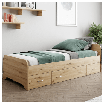Postel TEREZA dub artisan, 90x200 cm 1
