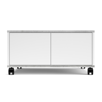 Konferenční stolek TERNI beton/bílá 4