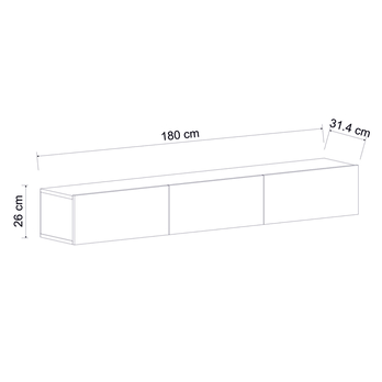 TV stolek TERRA ořech 9