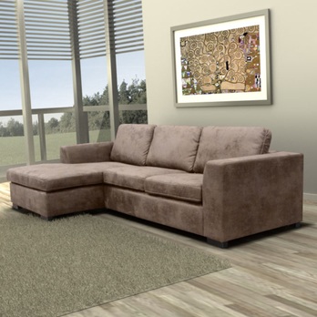 Sedací souprava THUNDER levá, hnědá 1