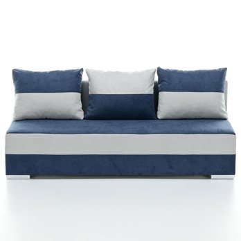 Pohovka TILDA II šedá/modrá 3