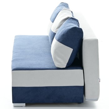 Pohovka TILDA II šedá/modrá 4