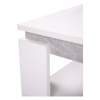 Konferenční stolek TIM II bílá/beton 1