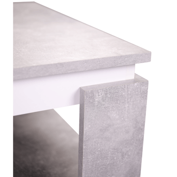 Konferenční stolek TIM II beton/bílá 3
