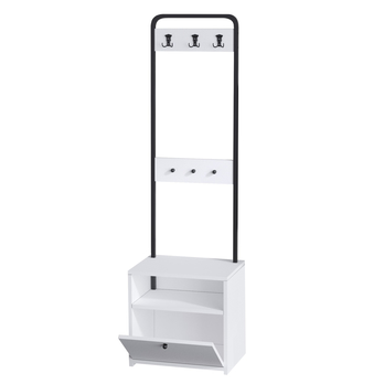 Předsíňová sestava TINA bílá/černá 2