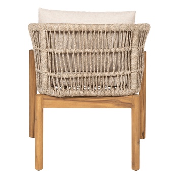 Zahradní křeslo TIRROCANO hnědá/béžová, šířka 65 cm 2