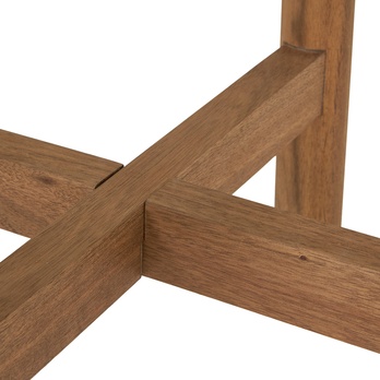 Zahradní stolek TIRROCANO přírodní/bílá, průměr 37 cm 5