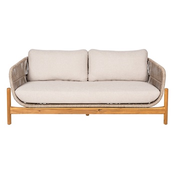 Zahradní pohovka TIRROCANO hnědá/béžová 2