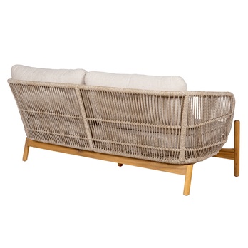 Zahradní pohovka TIRROCANO hnědá/béžová 3