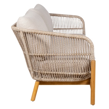 Zahradní pohovka TIRROCANO hnědá/béžová 4