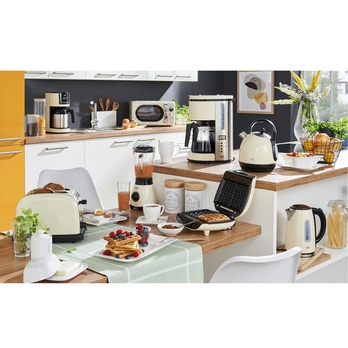 Kávovar TKA-182 krémová, objem 1,5 l 1