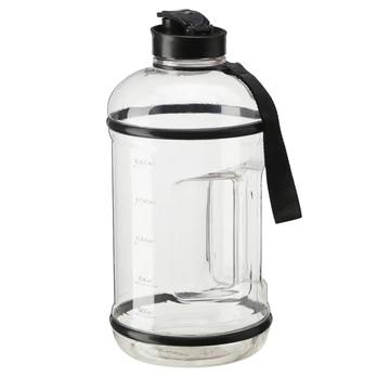 Láhev na vodu TO GO černá/průhledná, objem 2,2 l 1