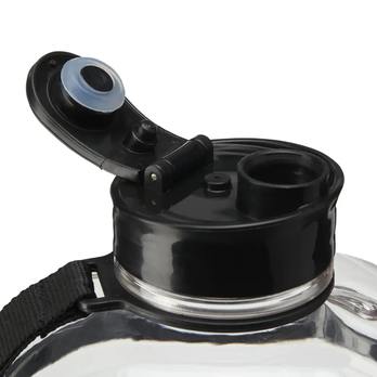 Láhev na vodu TO GO černá/průhledná, objem 2,2 l 2