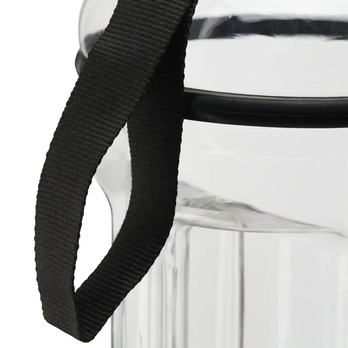 Láhev na vodu TO GO černá/průhledná, objem 2,2 l 3