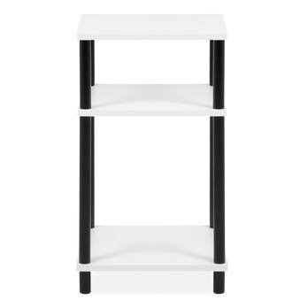 Přístavný stolek TOBI bílá/černá 2