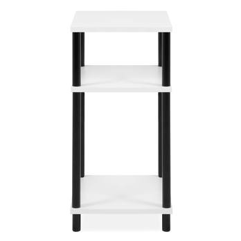 Přístavný stolek TOBI bílá/černá 3