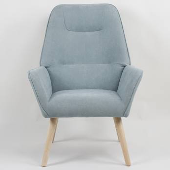 Křeslo TOBIAS modrá 1