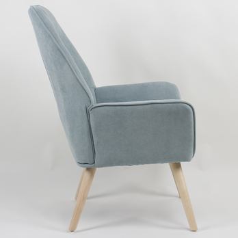 Křeslo TOBIAS modrá 2