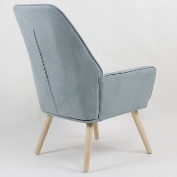 Křeslo TOBIAS modrá 3