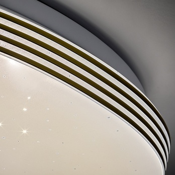 Stropní svítidlo TOMA zlatá/bílá 3