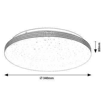Stropní svítidlo TOMA zlatá/bílá 7