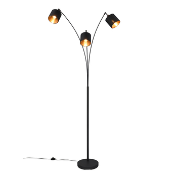 Stojací lampa TOMMY černá 2