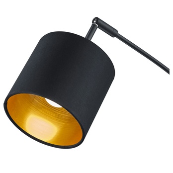 Stojací oblouková lampa TOMMY černá/zlatá 4