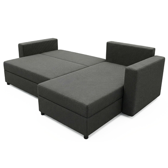 Sedací souprava TOP-L MAKALU tmavě šedá 2