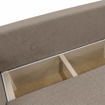 Sedací souprava TOP-L MAKALU hnědošedá 2